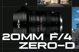 Venus Optics launch Laowa 20mm F4 Zero-D shift lens